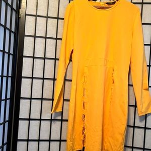 Finejo NWOT Yellow Dress Size XL